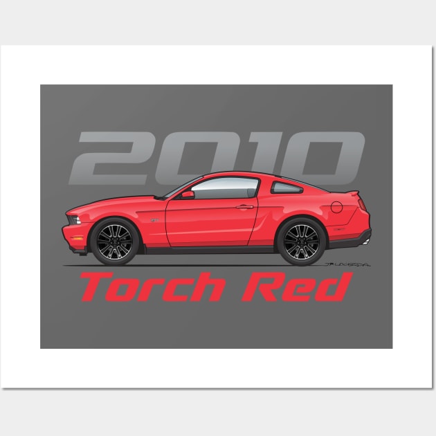 2010 Torch Red Wall Art by ArtOnWheels